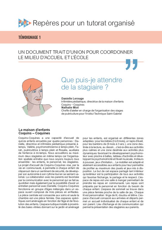 Repères pour un tutorat organisé - Illustration 1